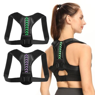 Adjustable Back Shoulder Posture Corrector Belt Clavicle Spi