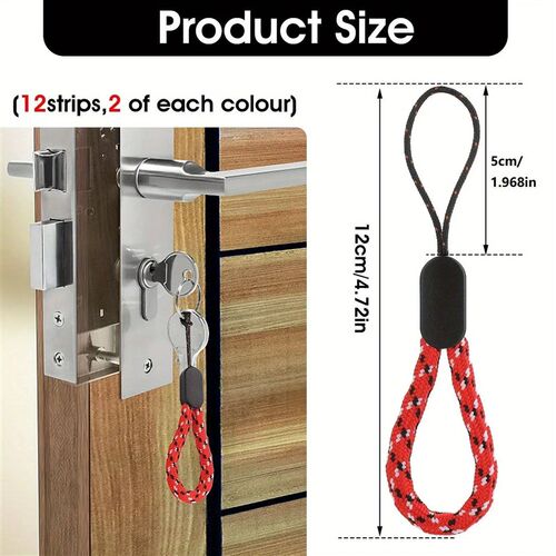 3/5Pc Hand Wrist Lanyard String Short Grip Lanyard Mobile Ph