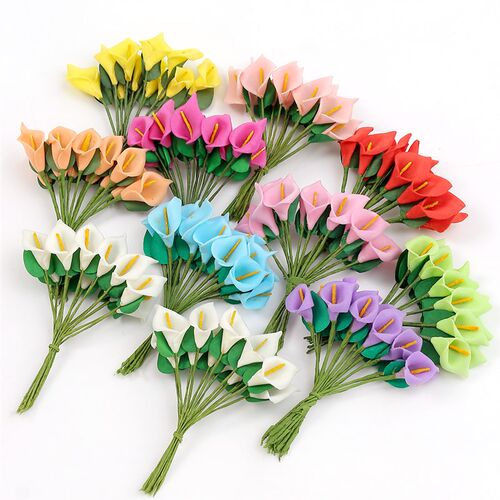 Mini Artificial Flowers PE Foam Fake Flower for Home Decor P