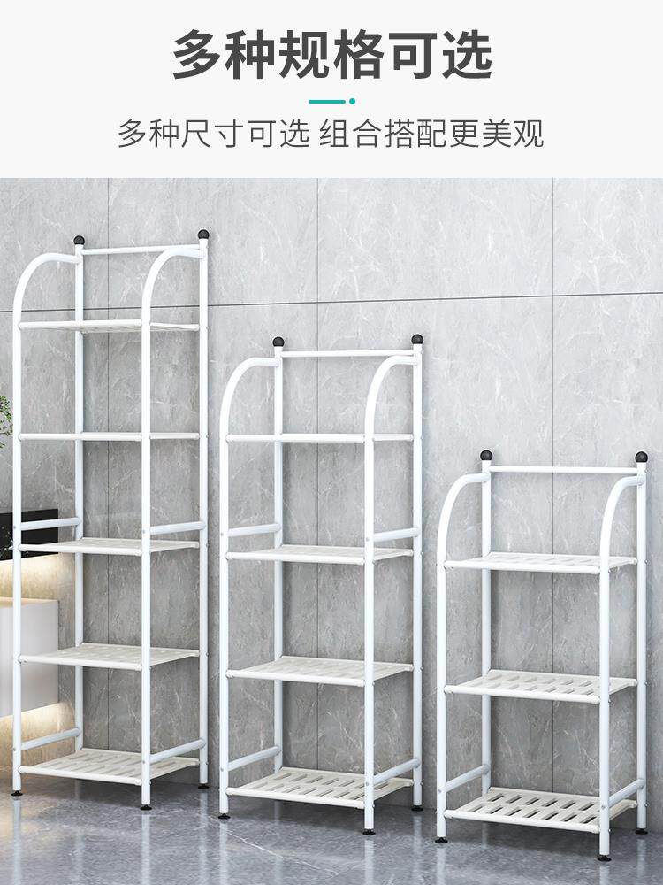 Kitchen storage rack bathroom Shelf Trolley iron shelves跨境