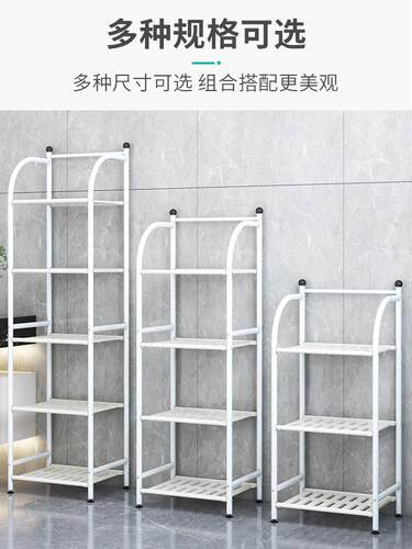 Kitchen storage rack bathroom Shelf Trolley iron shelves跨境