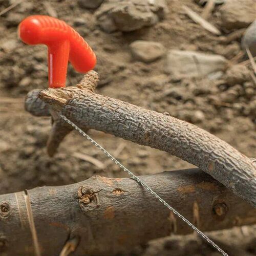 Portable Stainless Steel Wire Saw with Finger Handle Outdoor