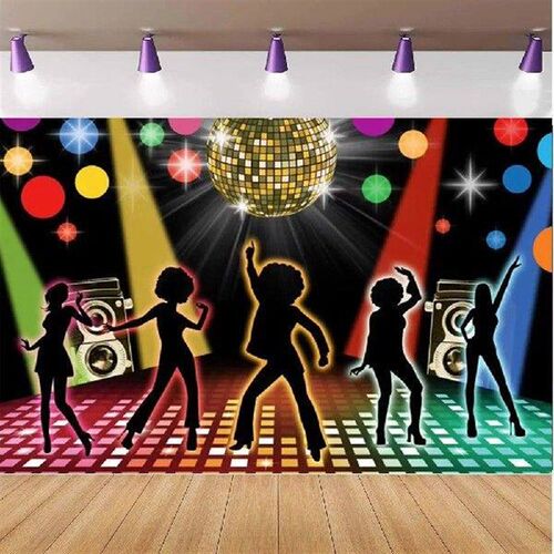 Let s Glow Crazy in the Dark Photo Banner Disco Banner