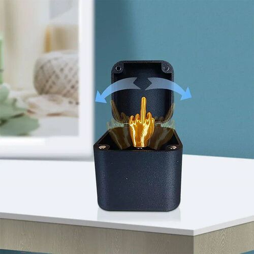 Interesting Prank Gift Middle Finger In Box Box Funny Creati