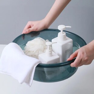 Thickened Transparent Washbasin Laundry Basin Plastic Childr