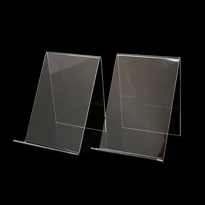 1pc Acrylic Book Display Stand Photo Frame Brochure Artwork