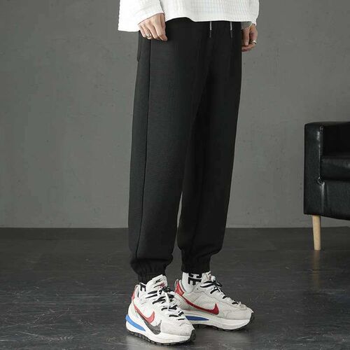 Waffles Spring and Summer Loose Pants tendy All-match Sweatp