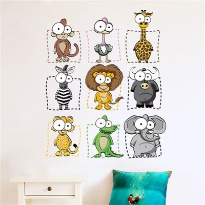 door stickers ins wallpaper self-adhesive cartoon wall