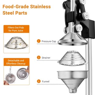 Stainless steel manual juicer for commercial use手动榨汁机