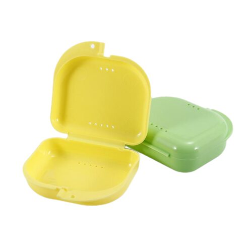 Denture Tray Storage Box Orthodontic Retainer Box Case