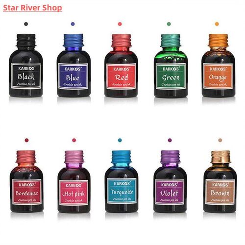 30ml Pure Colorful Bottled Fountain Pen Ink Refilling Inks H