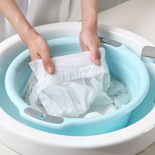 Large Doubleear Antislip Wash Basin for Adult Thick Plastic