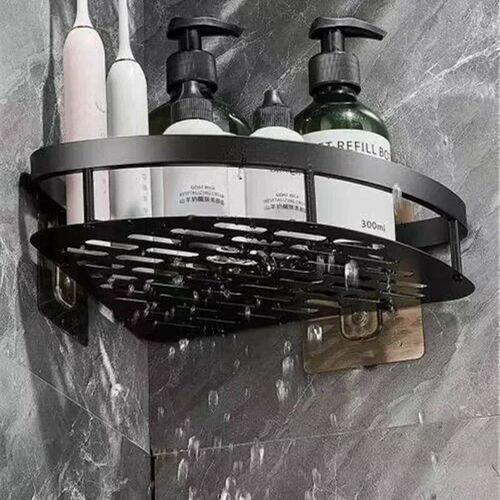 Bathroom Shelf Aluminum Alloy Shampoo Rack Makeup Storage Or