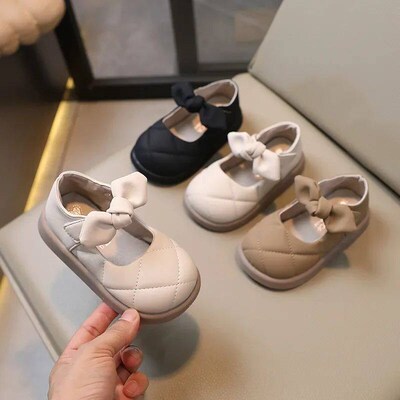 Children Leather Shoes for Girls Soft Spring Autumn New Baby