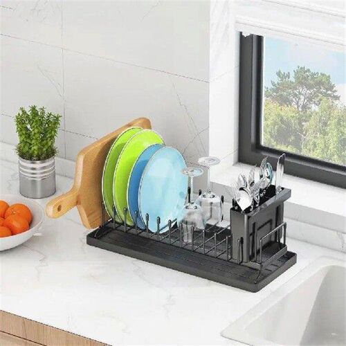 Ventilated Kitchen Shelf Adjustable Small Dish Drying Rack
