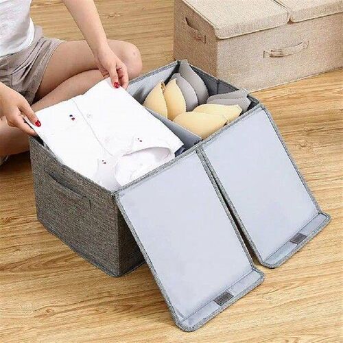 Storage Case Capacity Collapsible Toy Box with Sturdy