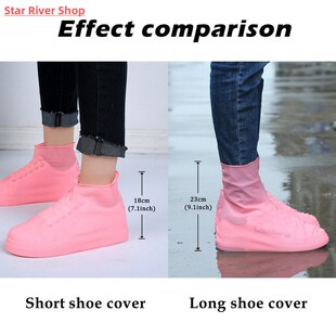 Shoe Cover Silicone Rain Shoes Waterproof Unisex Prote Boots
