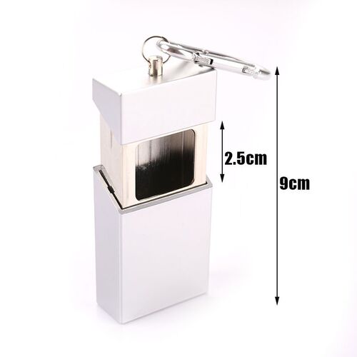 1pcs Fashion Portable Ashtray With lid Keychain Pocket Ashtr