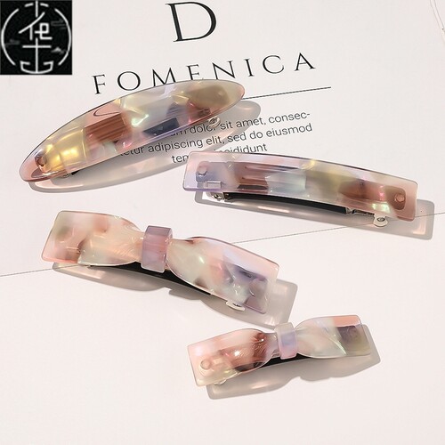 Vintage Hair Clips for Women Simple Claw Clip High Large Geo