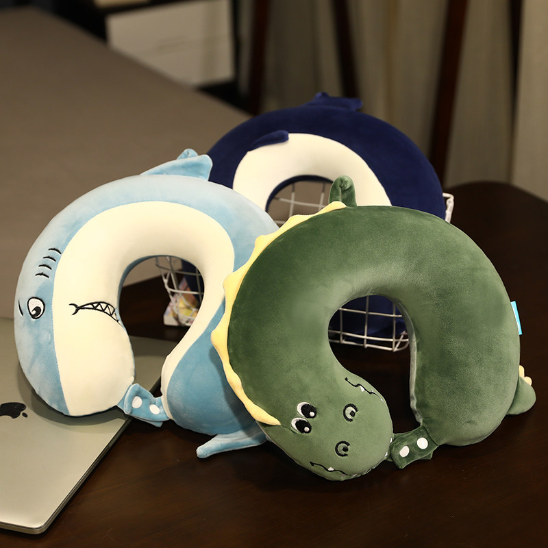 鲸鱼记忆棉u型枕头卡通可爱护颈椎脖子靠枕可拆洗汽车用u形午睡,床上用品,U型枕/便携枕,淘宝优惠券,粉丝福利购,淘宝优惠卷