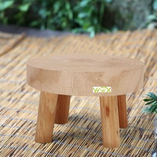 Wooden Plant Stand Flower Pot Base Holder Indoor 木质花凳