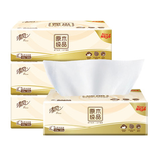 4 Pack 3 Ply 100 Count Facial Tissue Napkin Paper