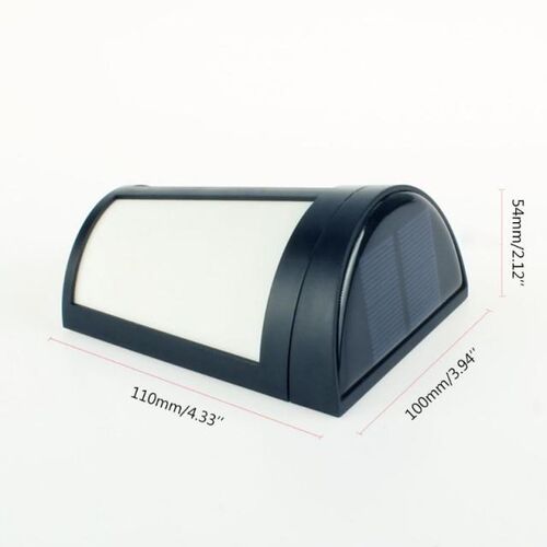 6 LED Solar Outdoor Garden Wall Lights Waterproof Decoration