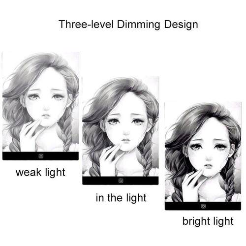 Led Drawing Copy Pad 3 Level Dimmable Board Table Animation