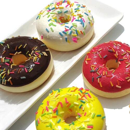 6.2CM Artificial Donut Mini Squishy Novelty Toy Simulation M
