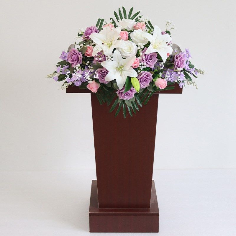 演讲台花会议桌花主持台装饰仿真花前台发言台假花摆件签到节日花,节庆用品/礼品,节日装扮用品,淘宝优惠券,粉丝福利购,淘宝优惠卷