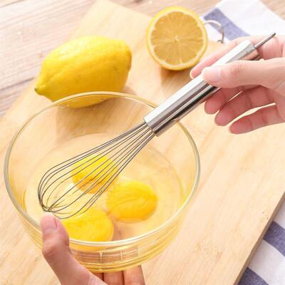 Egg Whisk Stainless Steel Kitchen Wire Balloon Milk Beater