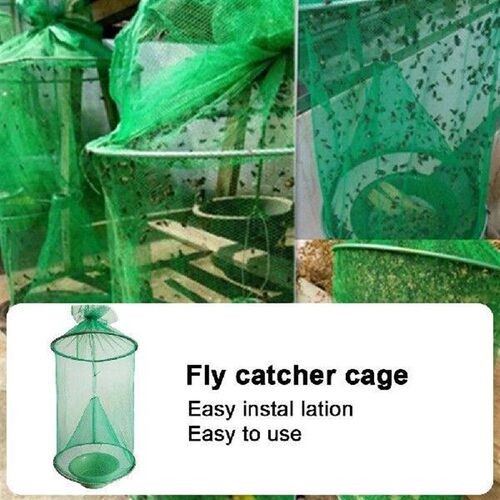Hanging Flies Net Traps Reusable Folding Flies Flytrap