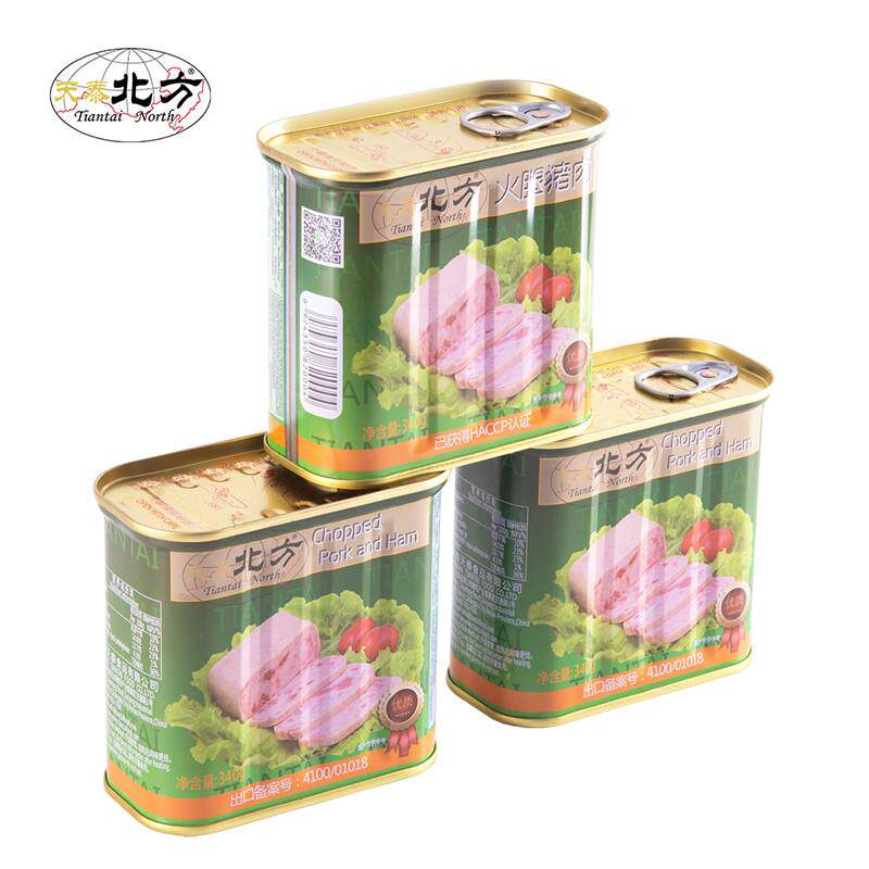 午餐肉罐头早餐三明治火腿猪肉罐头韩式部队火锅食材泡面