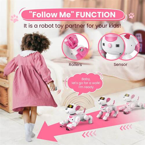 Remote Control Robot Dog Programmable Smart Interactive Stun