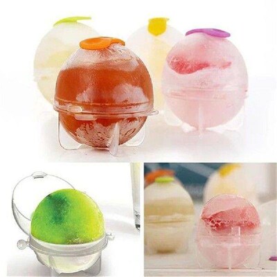 4 pcs White Transparent Silicone DIY Mini Ice Hockey Round