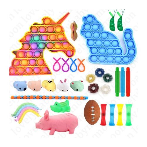 Random 5-40pcs Mystery Gifts Fidget Toys Pack Surprise Box 2