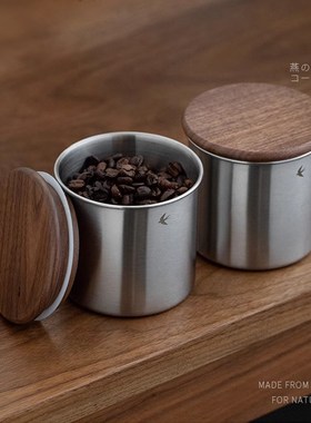 Swallow Can  日式不锈钢密封收纳储物罐 咖啡豆保存罐 生活美学