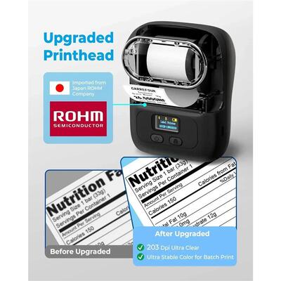 M110 Mini Portable Printer Thermal Label Printer ers Pocket