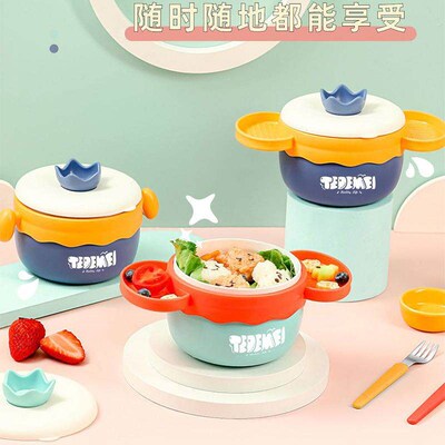 Students Kindergarten Childrens Lunch Box Stainless Steel