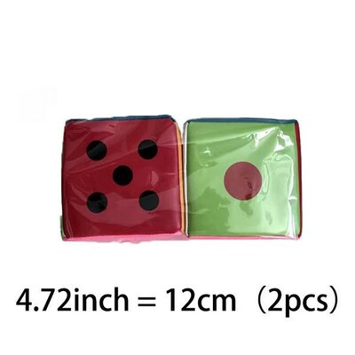 Big Large Foam dot Dice Sponge Party Game Props Teaching Aid