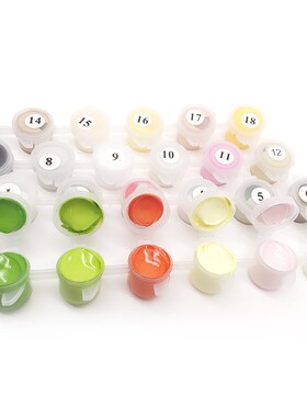 RUOPOTY Frame Colorful Bird DIY Painting By Numbers Acrylic