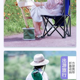 Outdoor foldable beach camping fishing recliner deck chair