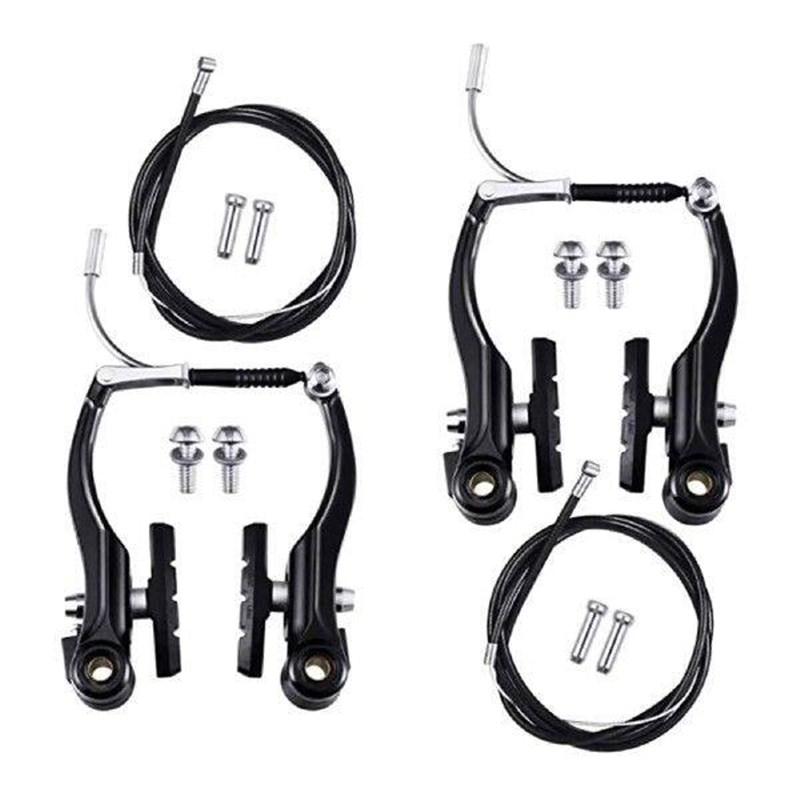 Mountain Bikes Brakes Set Calipers Levers Sturdy Lightweight - 实物图