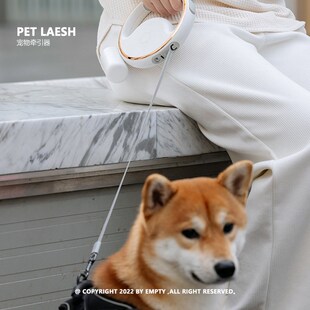 Pet Leash 多功能宠物牵引器 一键自动伸缩系统 LED夜间照明