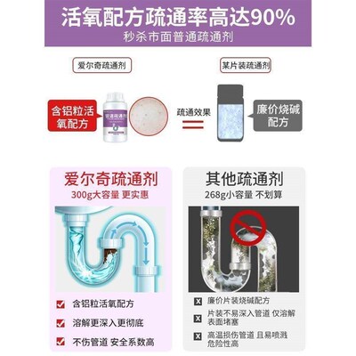 Toilet Unblocker Drain Cleaner Powerful Kitchen Sewer Sink C