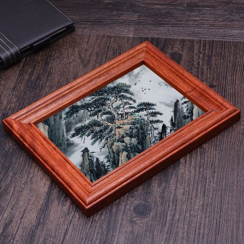 紫檀红木像框实木摆台挂墙两用相框榫卯结构10年老店手工中式,家居饰品,相框/画框,淘宝优惠券,粉丝福利购,淘宝优惠卷