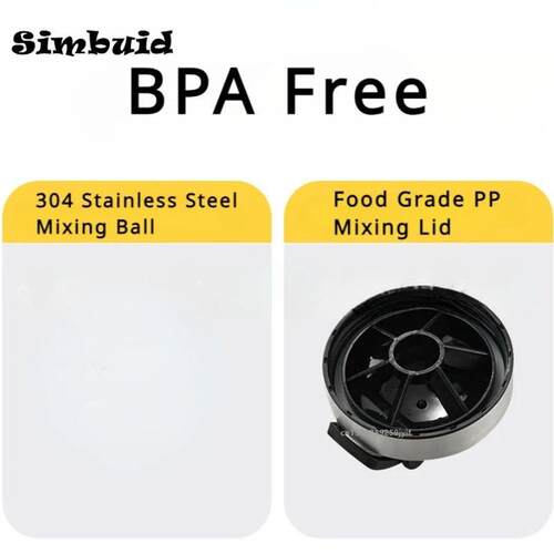 1pcs Stainless Steel Protein Powder Shaker Bottle with Ball