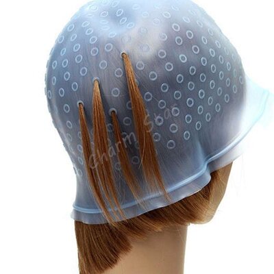 these reusable dye highlights cap hair colouring