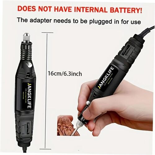 12V Mini Drill Electric Carving Pen Variable Speed Rotary To