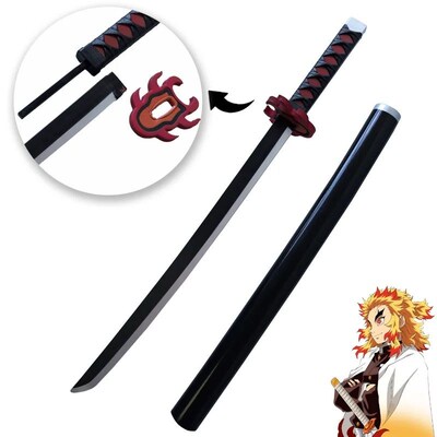 Demon Slayer Katana Anime Original Sword Assembled Cosplay W